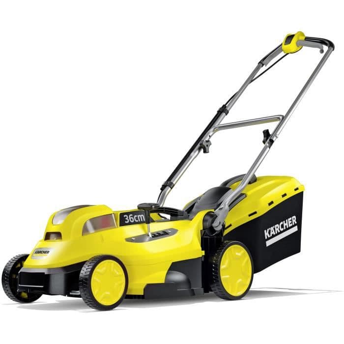 KARCHER LMO 18-36 batteri gräsklippare - 36cm klippt 18V - Levereras med laddare och batteri