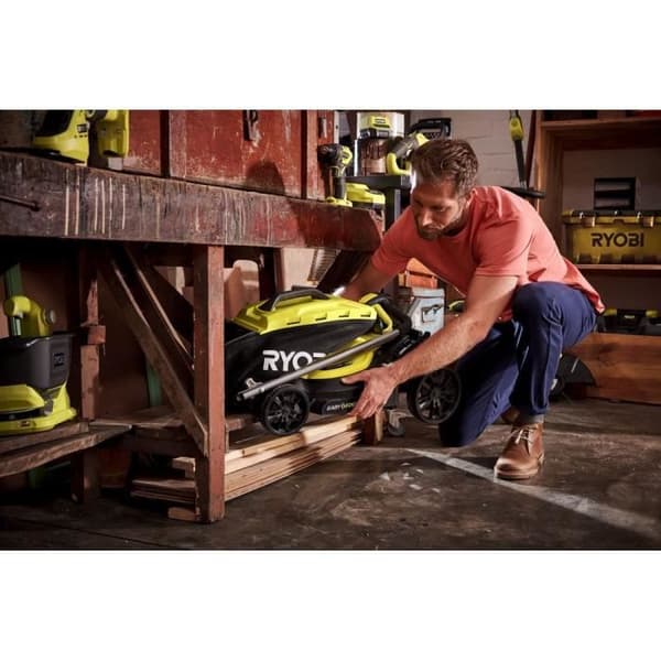 RYOBI OLM1833B batteridriven gräsklippare 33cm klippt - Levereras utan batteri eller laddare