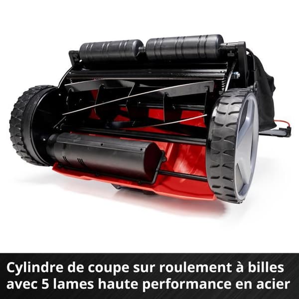 Einhell Manuell Gräsklippare Trådlös GE-HM 18/38 Li - Solo Power X-Change (18V) Levereras utan Batteri eller Laddare