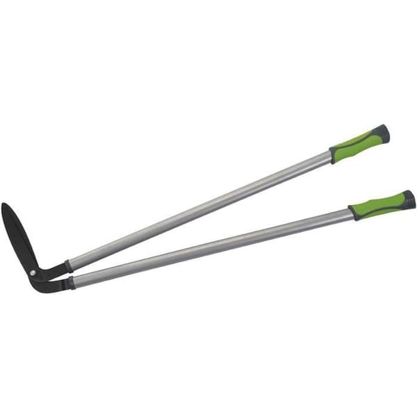 Kantsax - SILVERLINE - 930 mm - Non-stick blad - Halkfria handtag - Grå, grön och svart