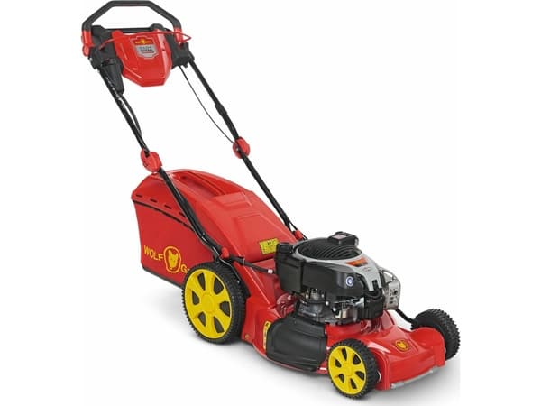 Kosiarka spalinowa Wolf-Garten WOLF-Garten petrol lawnmower A 460 A SP HW IS, 46cm (red/yellow, with 1-speed wheel drive Easy-Speed)