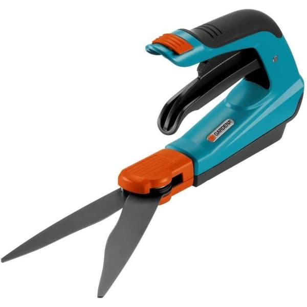 GARDENA grässax - Justerbar komfort - Vågiga blad - Non-stick beläggning - Ergonomiskt handtag (8735-20)