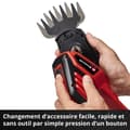 Miniatyrbild 4 av 4: Einhell Gräsklippare utan sladd GE-CG 18/100 Li-Solo Power X-Change (18V) Levereras utan batteri eller laddare.
