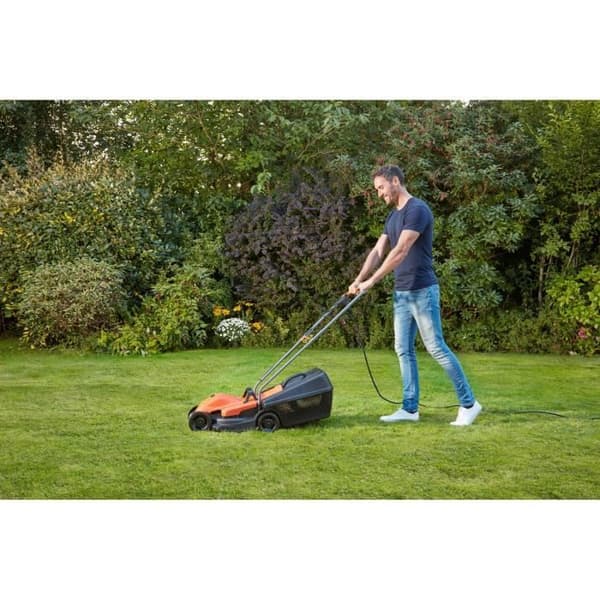 Elgräsklippare med sladd 1200W 32 cm - SVART+DECKARE - BEMW451-QS - 3 justerbara höjder