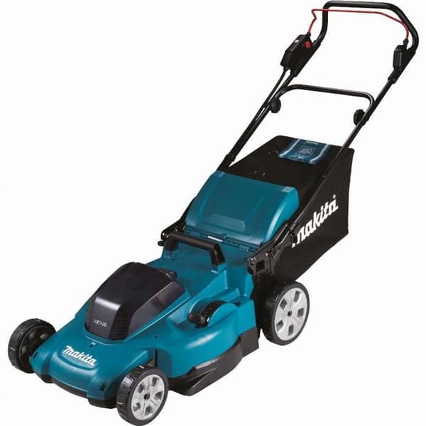 Gräsklippare 53 cm 2x18V MAKITA 2 batterier BL1850B + laddare DC18SH - DLM538CT2