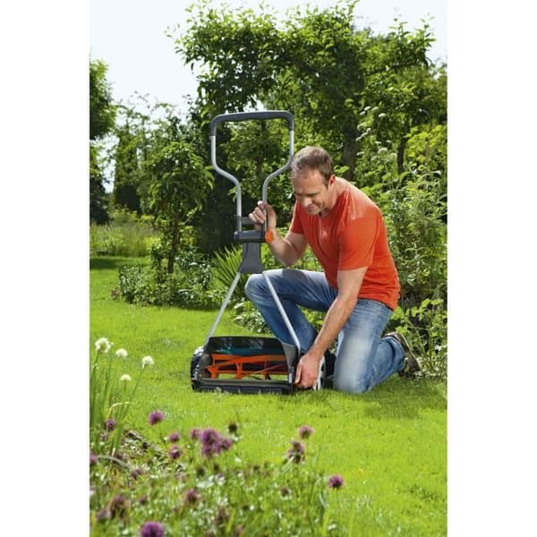 GARDENA Comfort 400 C handhållen spiralklippare – Max klipparea 250m² – Klipphöjd 12-42 mm – Klippbredd 40 cm – (4022-20)