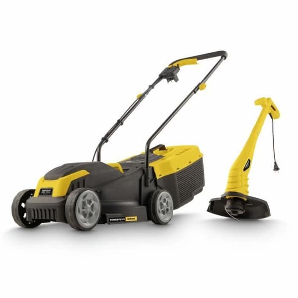 Gräsklippare och Elektrisk Trimmer - POWERPLUS - POWXG62205T - Gräsklippare 1300 W &amp; 32 mm Ø - Trimmer 250 W &amp; 220 mm Ø