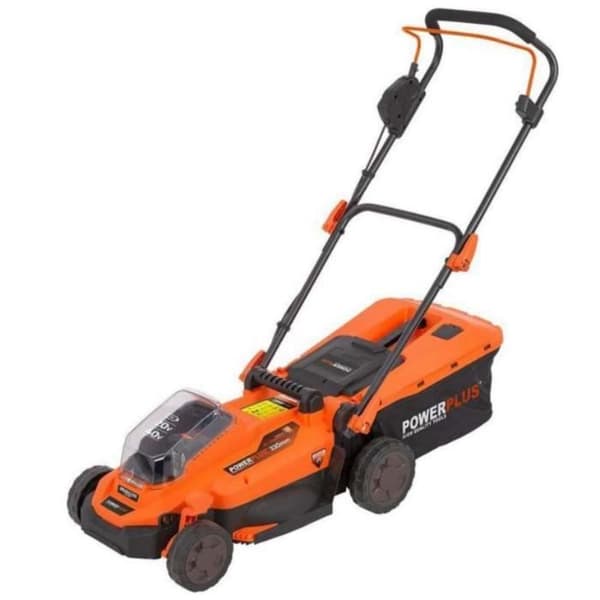 Batteridriven gräsklippare 20 volt, klippbredd 33 cm Dual Power