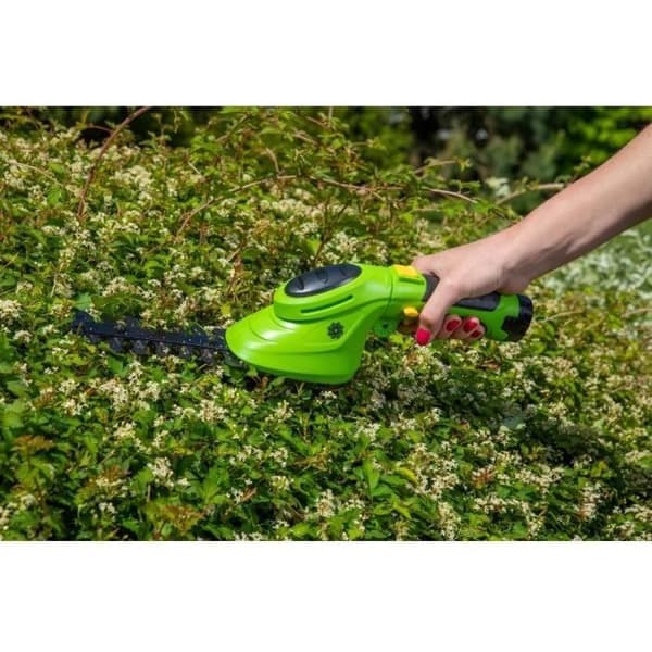 Cisaille för gräsmatta och mini elektrisk häcksax utan sladd - Fieldmann - FZN 4101-A