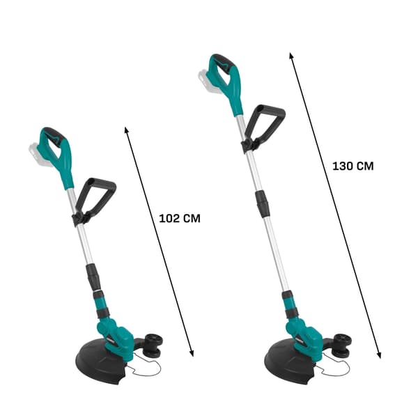 VONROC Gräsklippare & Trimmer 20V – Set inkl. 4.0Ah Batteri och laddare