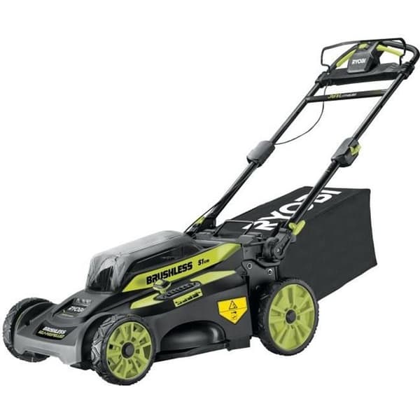 RYOBI - 36V MAXPOWER bogserad gräsklippare - Borstlös - Klipp Ø 51 cm + 36V 6,0 Ah Högenergibatteri &amp; laddare - RY36LMX51A-160