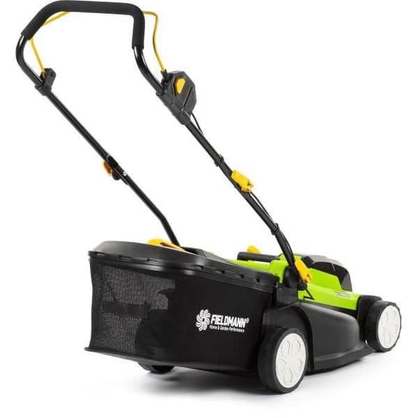 Batteridriven gräsklippare - FIELDMANN - 20V - Klipplängd 43 cm - Maximal höjd 75 mm - Batteri och laddare ingår ej.