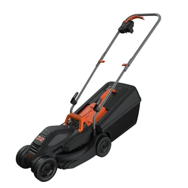 BLACK+DECKER BEMW351-QS elektrisk gräsklippare - 1000W - 32 cm klipplängd - 3 justerbara höjder