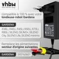 Miniatyrbild 2 av 5: vhbw strömadapter kompatibel med Husqvarna Automower 105, 310, 315, 315X, 305, 310 Mark II, 315 Mark II gräsklippare,