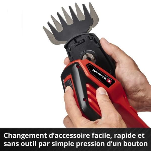Einhell Gräsklippare utan sladd GE-CG 18/100 Li-Solo Power X-Change (18V) Levereras utan batteri eller laddare.