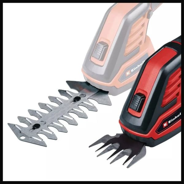 Einhell Grästrimmer och busksax utan sladd GC-CG 3,6/70 Li (3,6 V, Li-Ion-batteri 2,0 Ah, teleskophandtag)