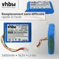 Miniatyrbild 5 av 5: vhbw Li-Ion-batteri 3400mAh för robotgräsklippare Gardena R100Li, R130Li, R160Li 2016, R160Li 2017, R160Li 2018