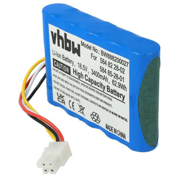 vhbw Batteri Robot gräsklippare kompatibel med Husqvarna Automower 310, Husqvarna Automower 315 - (3400mAh, 18,5V, Li-Ion)