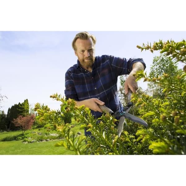 Gardena häcksax i trä med handtag