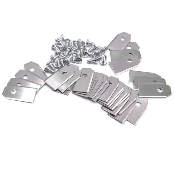 vhbw 30x blad kompatibla med Husqvarna Automower 105 108 210C 220AC 305 308 308x 310 315 320 330X 420 430X 440 450X G1 G2 och