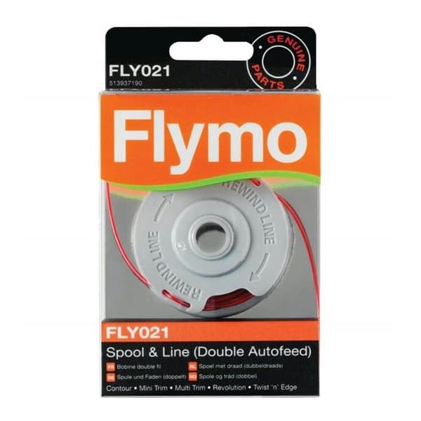 Flymo Dubbel Trådspole FLY021 1,5 MM 2x5 Meter