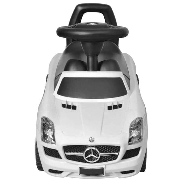 vidaXL Mercedes Benz skubbebil hvid