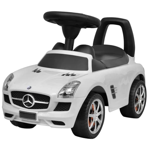 vidaXL Mercedes Benz skubbebil hvid
