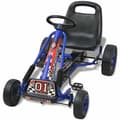 Miniatyrbild 3 av 7: vidaXL Gokart med pedal och justerbart säte blå