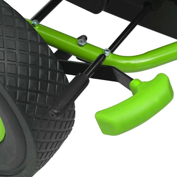 vidaXL pedal-gokart med justerbart sæde grøn