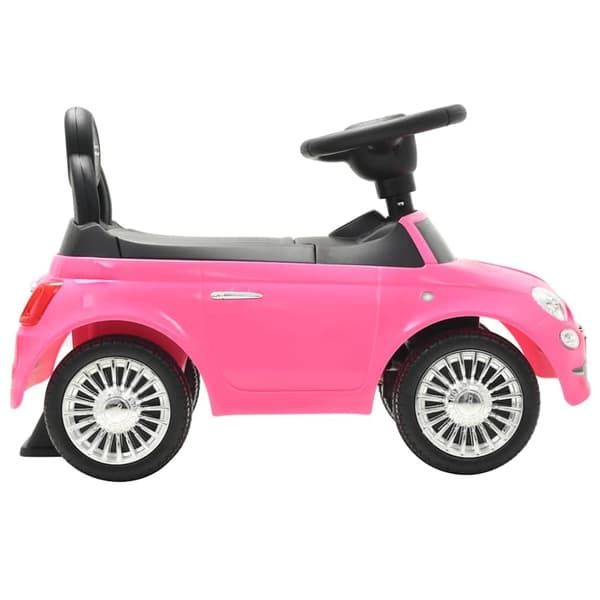 vidaXL Gåbil Fiat 500 rosa