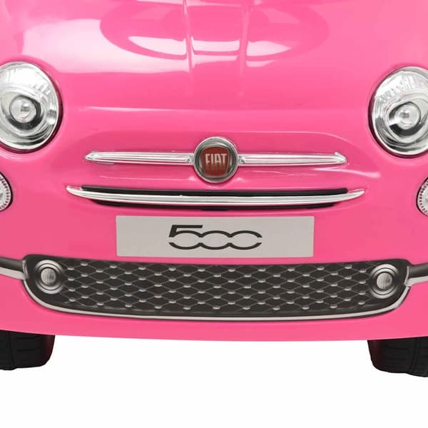 vidaXL Gåbil Fiat 500 rosa