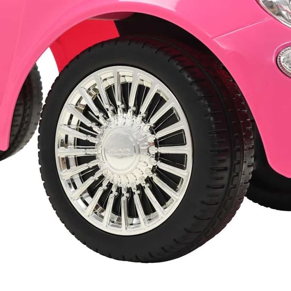vidaXL Gåbil Fiat 500 rosa