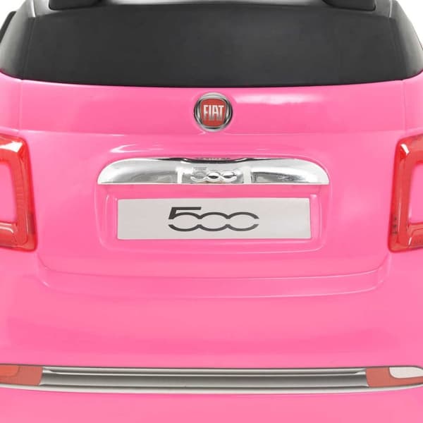 vidaXL Gåbil Fiat 500 rosa
