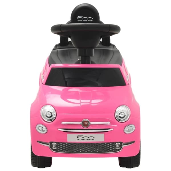vidaXL Gåbil Fiat 500 rosa