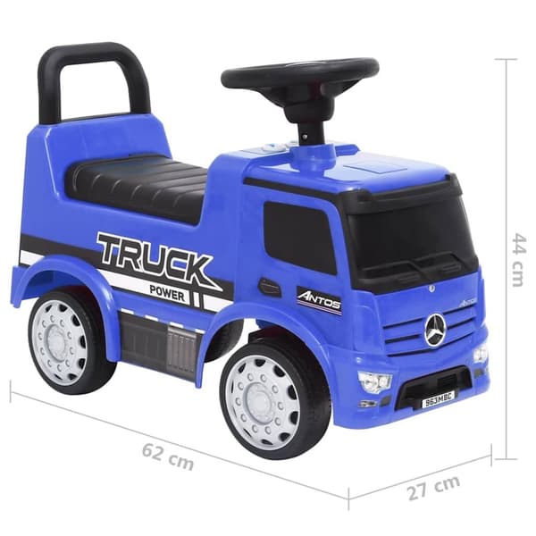 vidaXL Potkuauto Mercedes-Benz kuorma-auto sininen