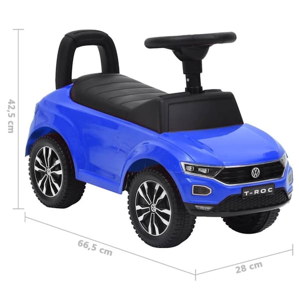 vidaXL Åkbil Volkswagen T-Roc blå