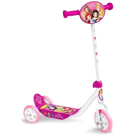 Disney - Scooter - Princess 3-Wiel Hvid/Pink