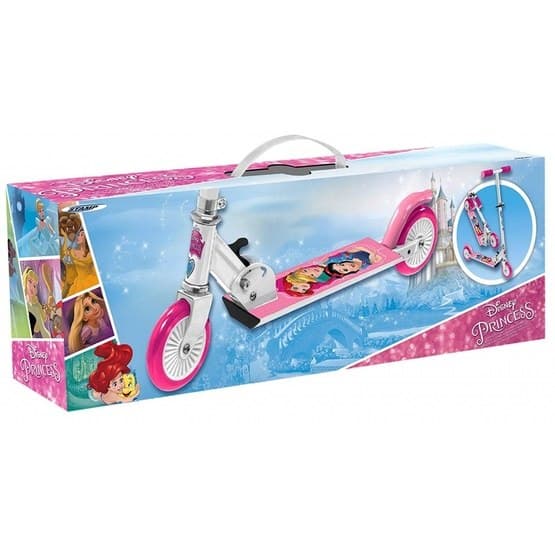 Disney - Skootteri - Princess Step Foot Brake Valkoinen/vaaleanpunainen