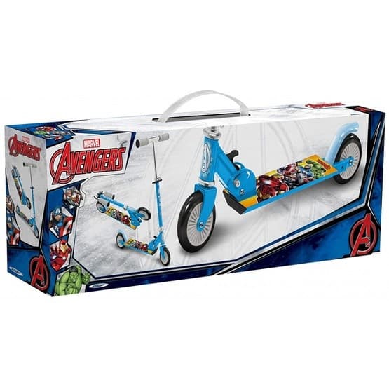 Marvel - Sparkcykel - Avengers Step Junior Fotbroms Blå