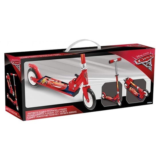 Disney - Sparkcykel - Cars Med Fotbroms Röd