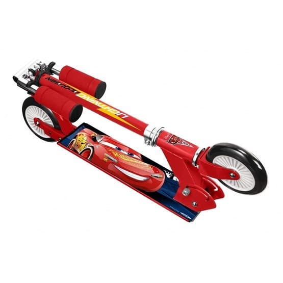 Disney - Sparkcykel - Cars Med Fotbroms Röd