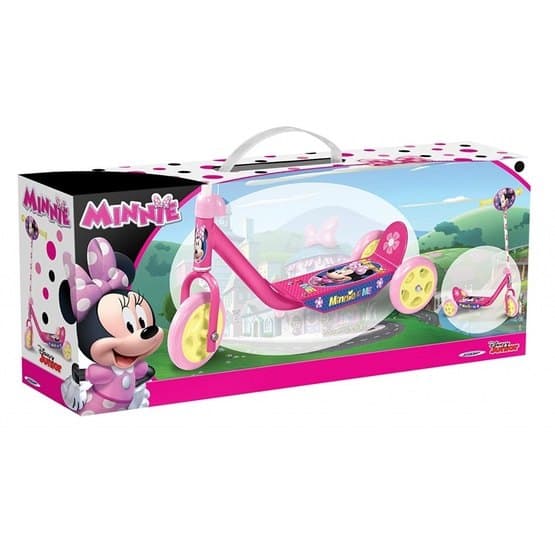 Disney - Sparkcykel - Minnie Mouse 3-Wiel Fotbroms Rosa/Gul