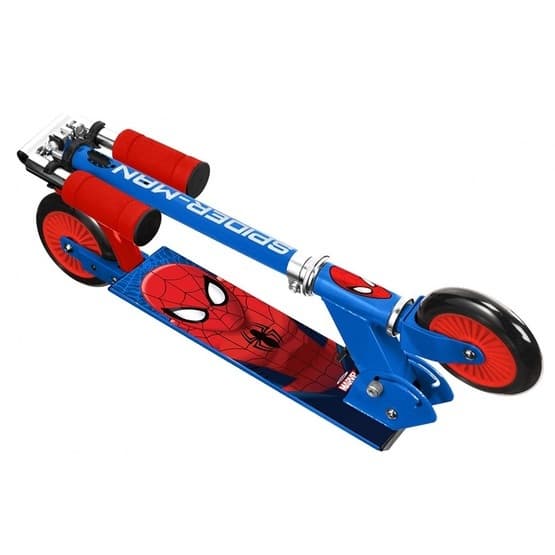 Marvel - Sparkcykel - Spider-Man Fotbroms Blå/Röd