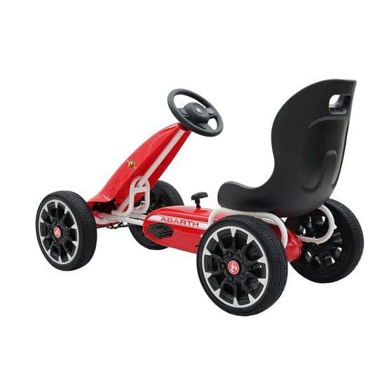 Pedalbil - Licenseret Abarth - Rød