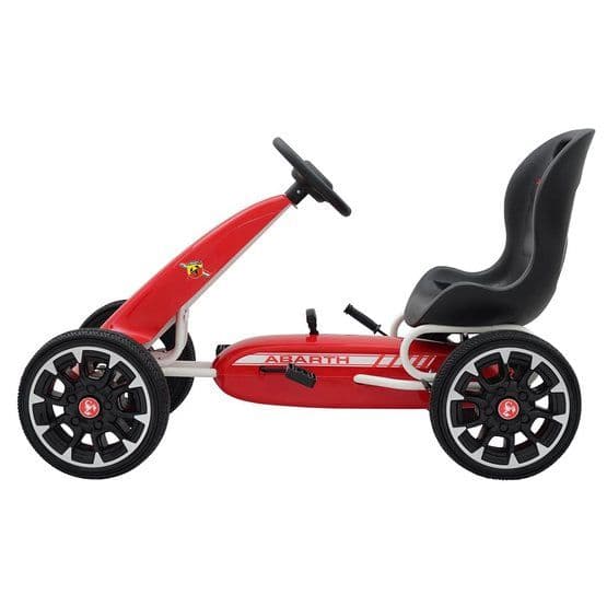 Pedalbil - Licenseret Abarth - Rød