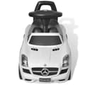 Miniatyrbild 3 av 8: Vit Mercedes Benz Trampbil