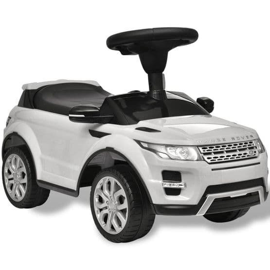 Åkbil För Barn Land Rover 348 Med Musik Vit