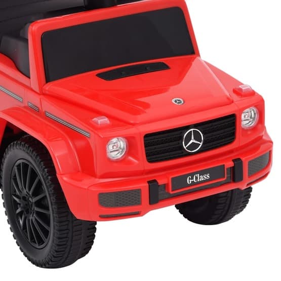 Gåbil Mercedes Benz Med Styrstång G63 Röd