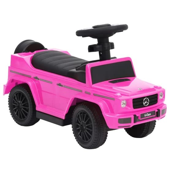 Gåbil Mercedes Benz Med Styrstång G63 Rosa