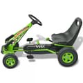 Miniatyrbild 2 av 6: Gokart Med Pedal Och Justerbart Säte Grön